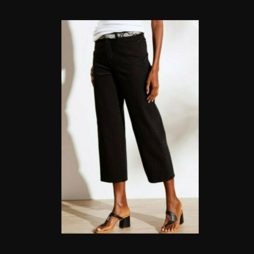 Soft Surroundings Ultimate High Rise Cropped Jeans